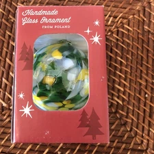 Zorza Handmade Glass Ornament From Poland