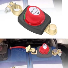 Top Post Battery Disconnect Switch 12-48V Marine Battery Cut Off Switch Isolator