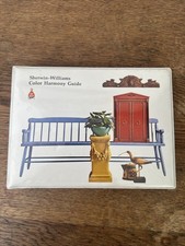 Vintage 1967 Sherwin Williams Color Harmony Guide Book Paint Swatch Sample MCM