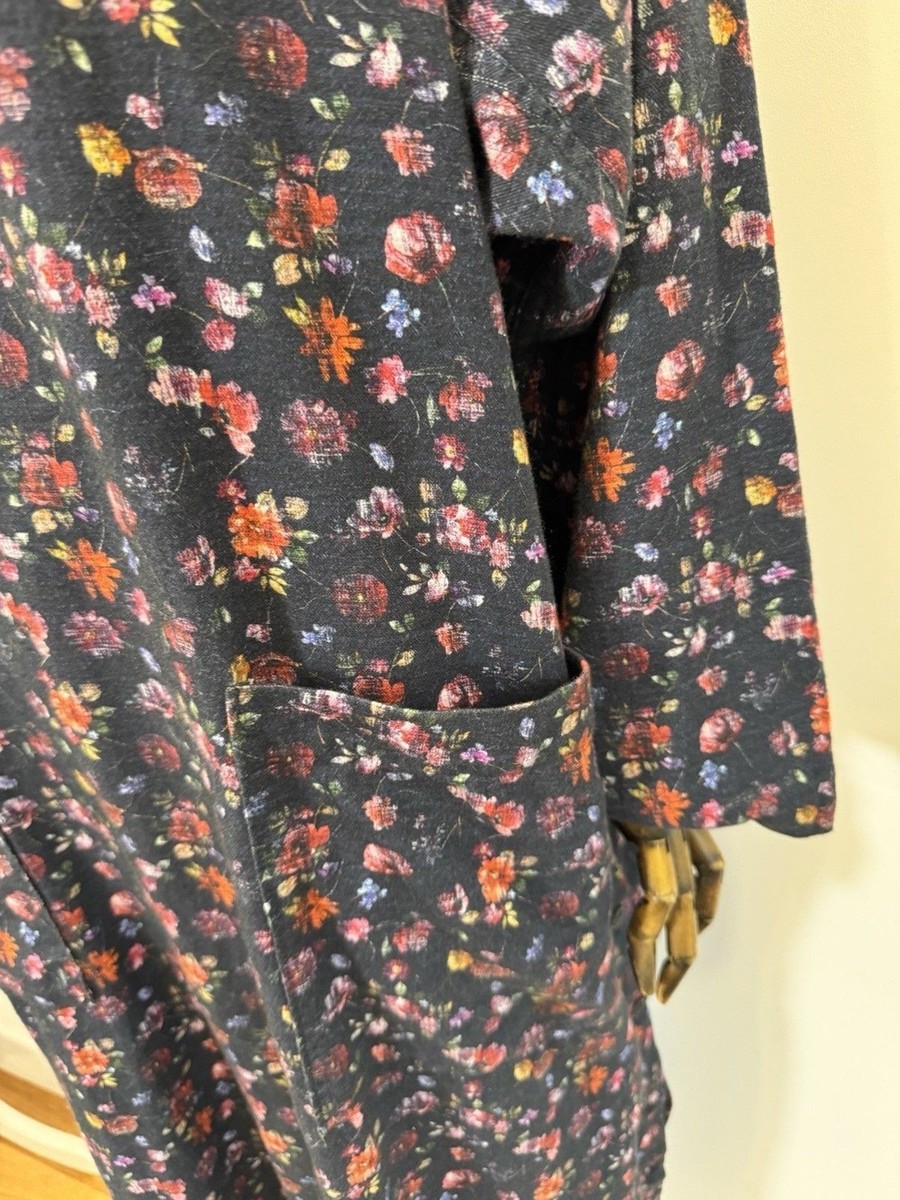 Engineered Garments Sailor Dress Floral Printed Flannel Made in USA Size Medium View 5
