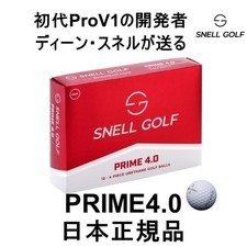 Snell Golf Prime 4.0 Golf Balls White - 1Dozen Official Japanese Product R/Box