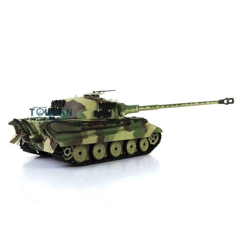 2.4G HengLong 1/16 German King Tiger RTR RC Tank 3888A 7.0 Plastic Model - Image 3 of 4