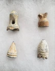 🔥 ORIGINAL LOT Of CIVIL WAR CARVED BULLET CHESS PIECES Riker Case Included