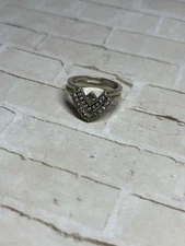 Silpada Sterling Silver 925 Stackable Ring Set Size 8 CZ