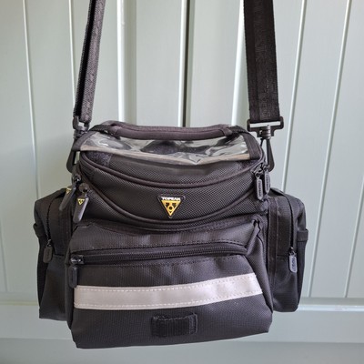 TOPEAK Tour Guide Lenkertasche Bikepacking Fahrrad Tourenrad schwarz Beschläge