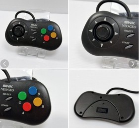 SNK Neo Geo CD CD-T01 Console w/ Box Controller AC AV Cable Tested Working JP