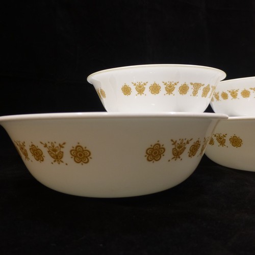 Corning Ware Corelle "BUTTERFLY GOLD" Müslischalen/Suppenschüsseln 6 1/4" Vintage 8er Set - Bild 5 von 19