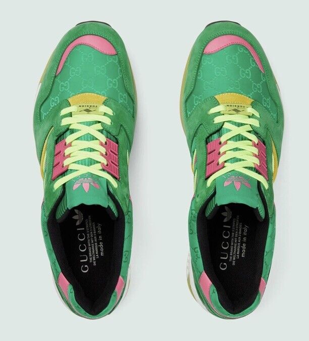 Size 12.5 - adidas Gucci x ZX 8000 Green GG Monogram for Size 12.5 - adidas Gucci x ZX 8000 Green GG Monogram for