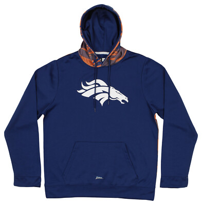 Zubaz Men's NFL Team Color Pullover Hoodie - Officially Licensed, Cozy, Screen Print Logo - View #3