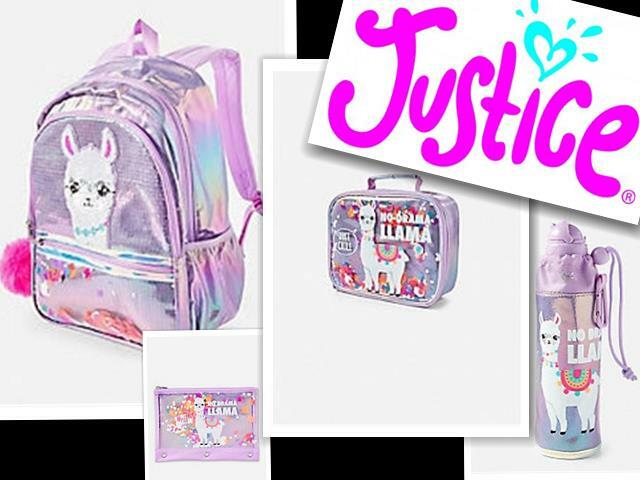 justice llama backpack