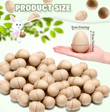 Lot 200 Paper Mache Eggs 2.95" craft Easter Spring Primitive Farmhouse DIY