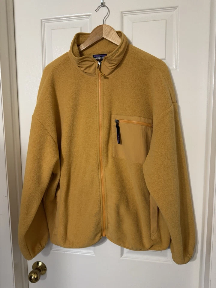 Chaqueta Patagonia Para Mujer XL Synchilla Polar Cremallera Completa Mango Seco NUEVA Foto 3 de 4