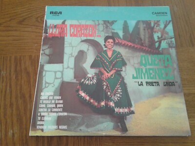QUETA JIMENEZ - LLORA CORAZON - LP - PLAY TESTED VERY GOOD PLUS