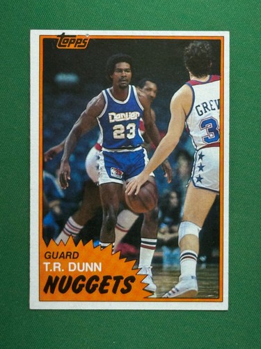 T.R. Dunn [West] #W67 1981 Topps card