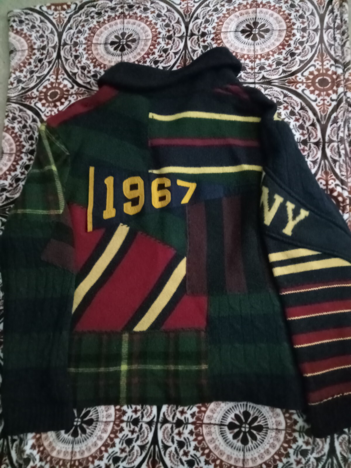 ralph lauren varsity collegiate patchwork stadium… - image 4