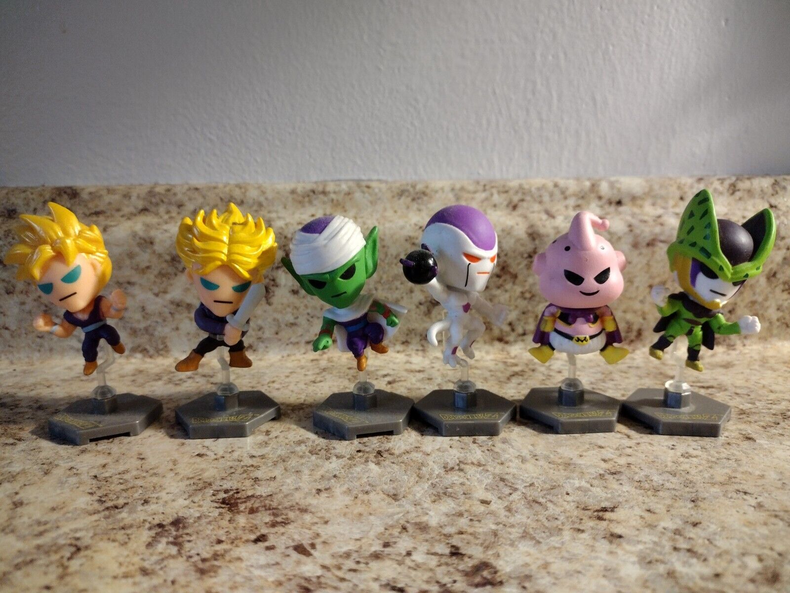 Dragon Ball Z Blind Bag Original Mini Figurines - Zag Toys (Lot Of 6) DBZ