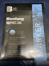 Bienfang Graphics 360 Marker Paper Pad, 9-Inch by 12-Inch, 50 Sheets