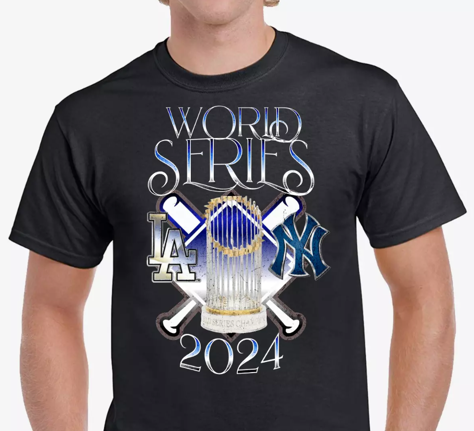 Los Angeles Dodgers New York Yankees 2024 World Series T-Shirt