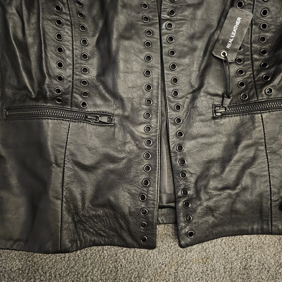 Joanna hope leather jacket cheap