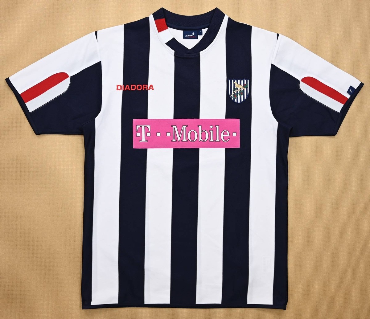DIADORA - ウェスト・ブロムウィッチ・アルビオン ユニフォーム 2004/05 アウェー用 West Bromwich Albion 2004-05 Diadora away football jersey