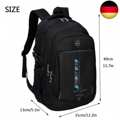 Rucksack Herren Schulrucksack Jungen Teenager Für 15,6 & 17,3 Zoll Lap Rucksack Arbeit Wasserdicht Business Daypacks Grosser Mit Usb Rucksack Herren Schulrucksack Jungen Teenager Für 15,6 & 17,3 Zoll Lap Rucksack Arbeit Wasserdicht Business Daypacks Grosser Mit Usb