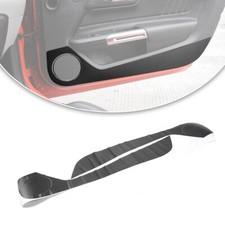 Carbon Fiber Door Anti-kick Guard Cover Decor For Ford Mustang 2015accessories