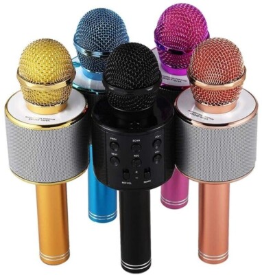 MICROFONO BLUETOOTH WIRELESS KARAOKE PER BAMBINI CON CASSA SPEAKER