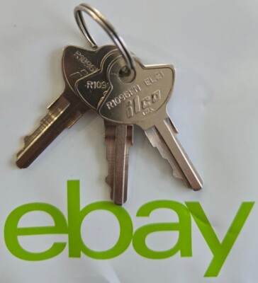 3020 - Three Craftsman Tool Box Keys Cut To Code 3020 Made in USA