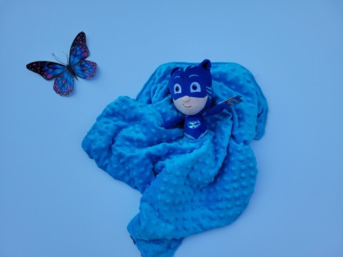 Lovey Owlett Plush Security Blanket kids Cotton Pj mask Lovey Plush - Picture 22 of 28