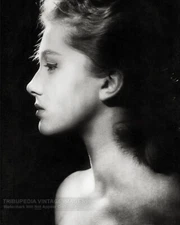 French Actress Isabelle Corey Beautiful 8x10 Profile Photo Vintage 1950s