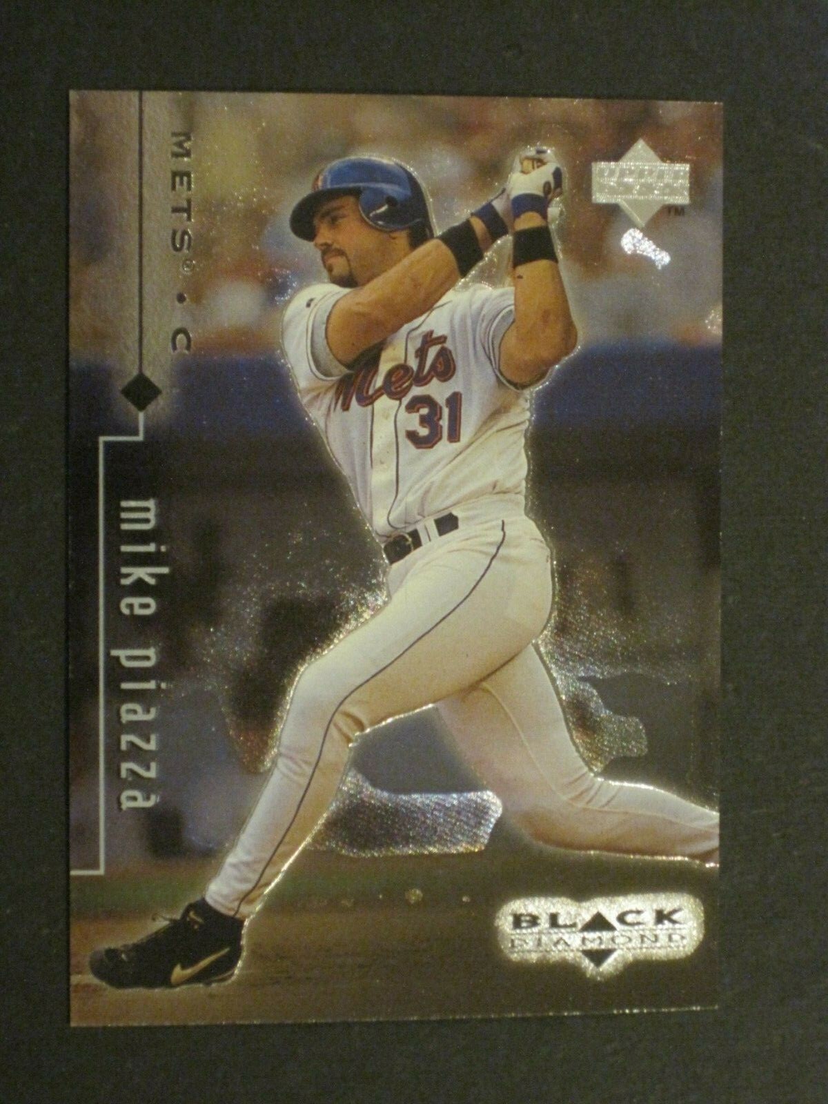 1999 BLACK DIAMOND MIKE PIAZZA NEW YORK METS CARD #52!!!!!! 