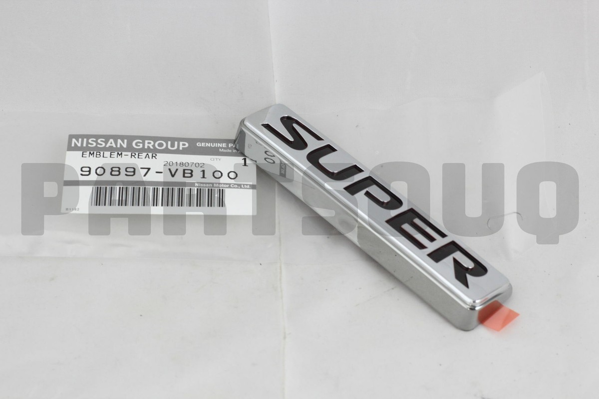 90897VB100 Genuine Nissan EMBLEM-REAR 90897-VB100 | eBay