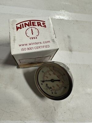 #ad #ad WINTER#x27;S STAINLESS STEEL LIQUID FILLED PRESSURE GAUGE 21708 2.5.” $48.75