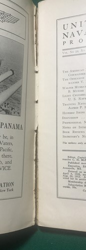 UNITED STATES NAVAL INSTITUTE PROCEEDINGS VOL. 52 No 283 SEPTEMBER 1926 - Picture 3 of 4