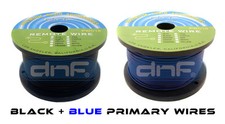 PRIMARY REMOTE POWER WIRE 100 COPPER 18 GAUGE BLACK 500 FT BLUE 500 FT