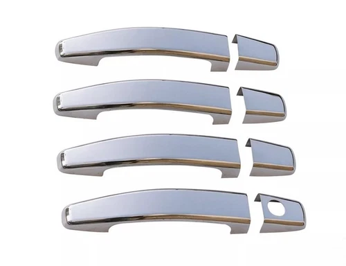 Chrome Dr Handle Cover4DR FOR VAUXHALL OPEL CORSA D-INSIGNIA-ZAFIRA B-C-MERIVA B - Picture 4 of 6