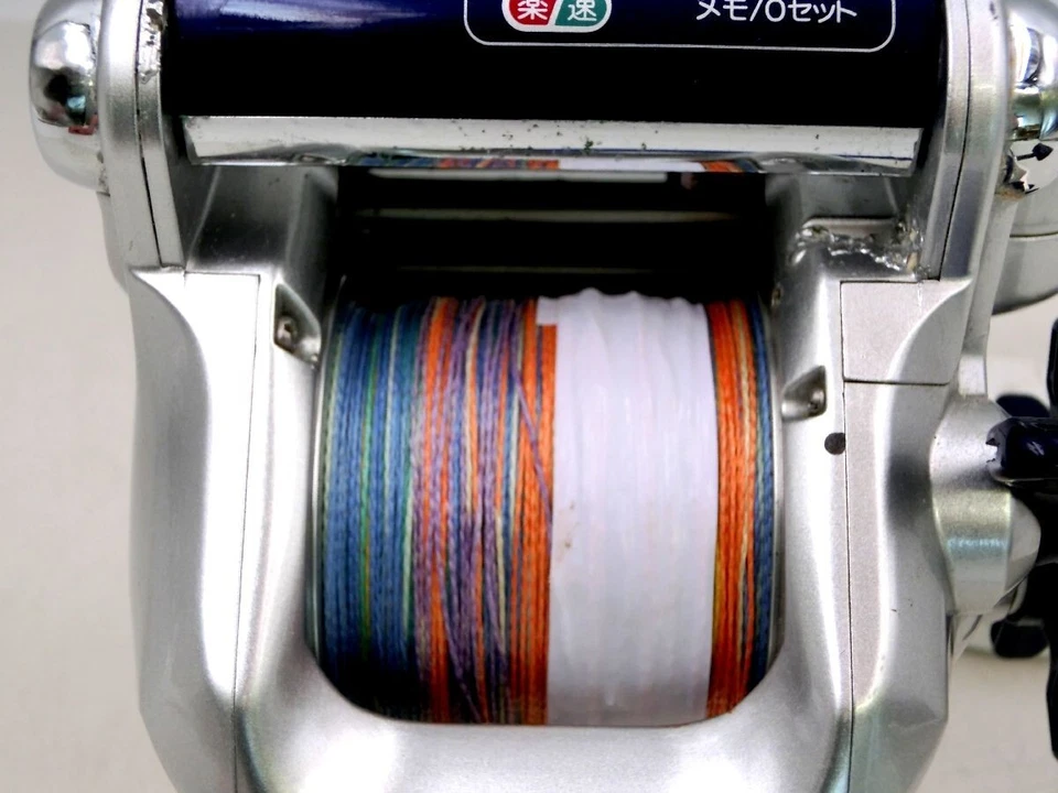 Shimano Dendou-Maru 3000SP Auto Jigging Eléctrico Reel Usado Pe Línea Muy Bueno - Imagen 4 de 4