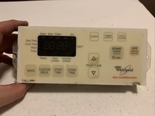 WHIRLPOOL RANGE CONTROL BOARD YELLOWED PART # 8524301 6610450. #291