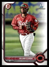 2022 Bowman 1st Edition  Allan Cerda #BP-142 Cincinnati Reds Baseball Card