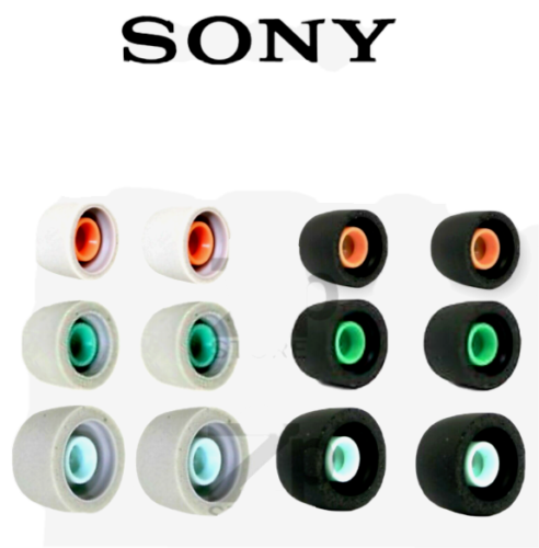 Genuine Sony Memory Foam Silicone Set Ear Tips Buds S/M/L fits