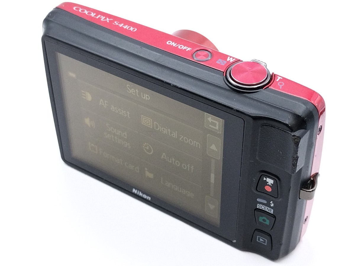 Nikon COOLPIX S4400 Red 20.1MP 6x Zoom Compact Digital Camera from