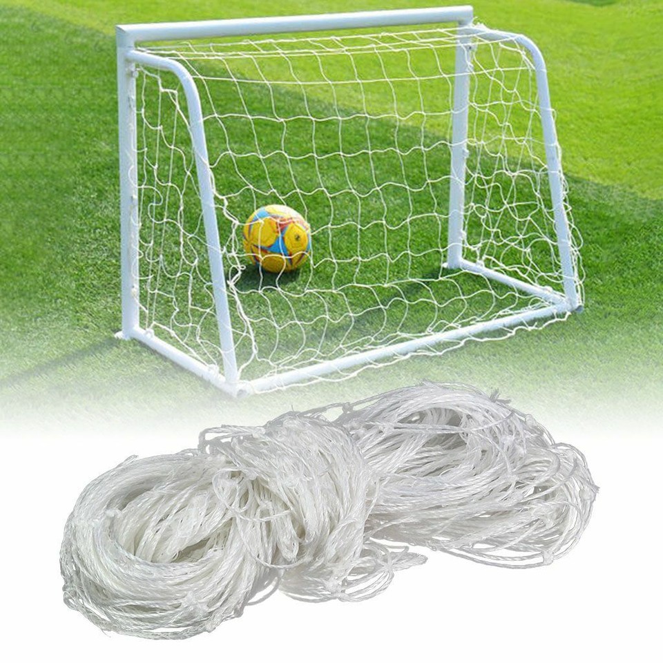 New 6 X 4ft 12Pcs Kids Football Soccer Goal Post Net Sports Match