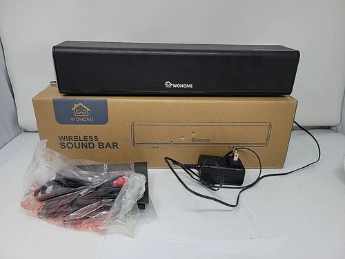 Wohome S66 Wireless Bluetooth 2.0 Home Theater Soundbar Speaker Open Box Item