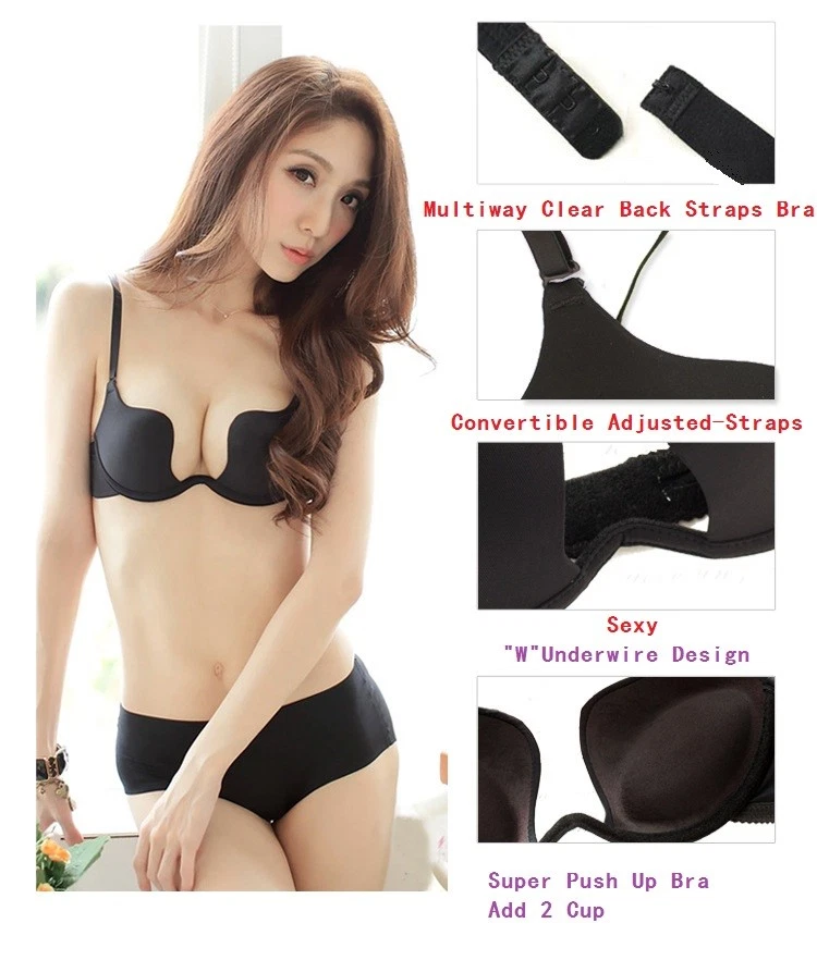 Women's Super Push Up Strapless Bra