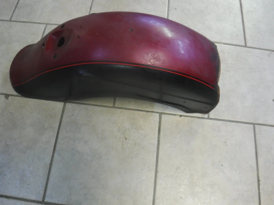 Guardabarros trasero clásico negro RF158 2000 2001 Kawasaki Vulcan VN1500 Foto 2 de 4