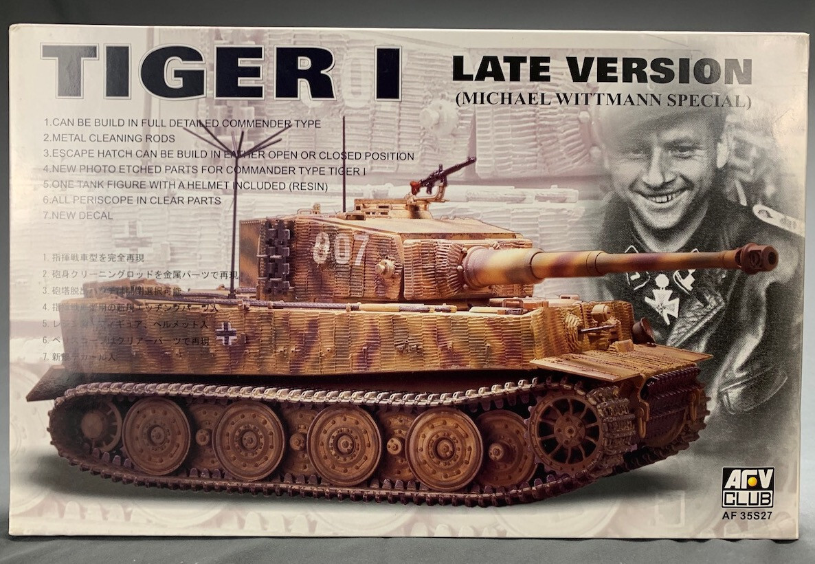 AFV Club 35S27 1/35 Scale Tiger Late Version Michael Whitman