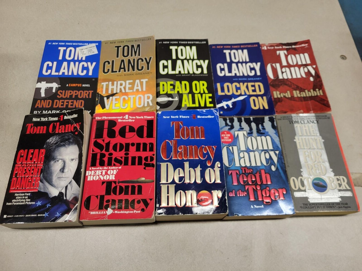 Lot of 20 Tom Clancy Jack Ryan Universe Series All Paperback