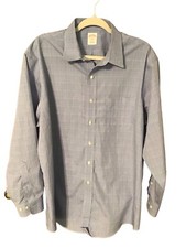 Brooks Brothers 346 Size 17 - 4/5 Men  s Blue Button Down Long Sleeve Shirt