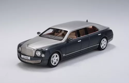 GLM GLM43202401 1/43 BENTLEY Duchatelet Mulsanne Limousine 2012 silber/grau