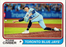 2023 Topps Heritage #161 Adam Cimber Toronto Blue Jays